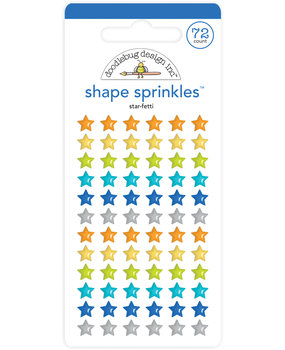 Doodlebug Design Star-fetti Shape Sprinkles (72pcs) (6625) (DISCONTINUED)
