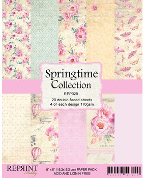 Reprint Springtime Collection 6x6 Inch Paper Pack (RPP029) (DISCONTINUED)