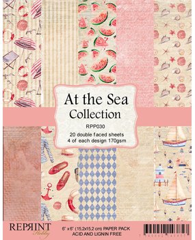 Reprint At the Sea Collection 6x6 Inch Paper Pack (RPP030) (DISCONTINUED)