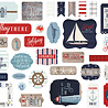 Carta Bella By The Sea Ephemera (CBBS120024) (OUTLET) Carta Bella By The Sea Ephemera (CBBS120024) (OUTLET)