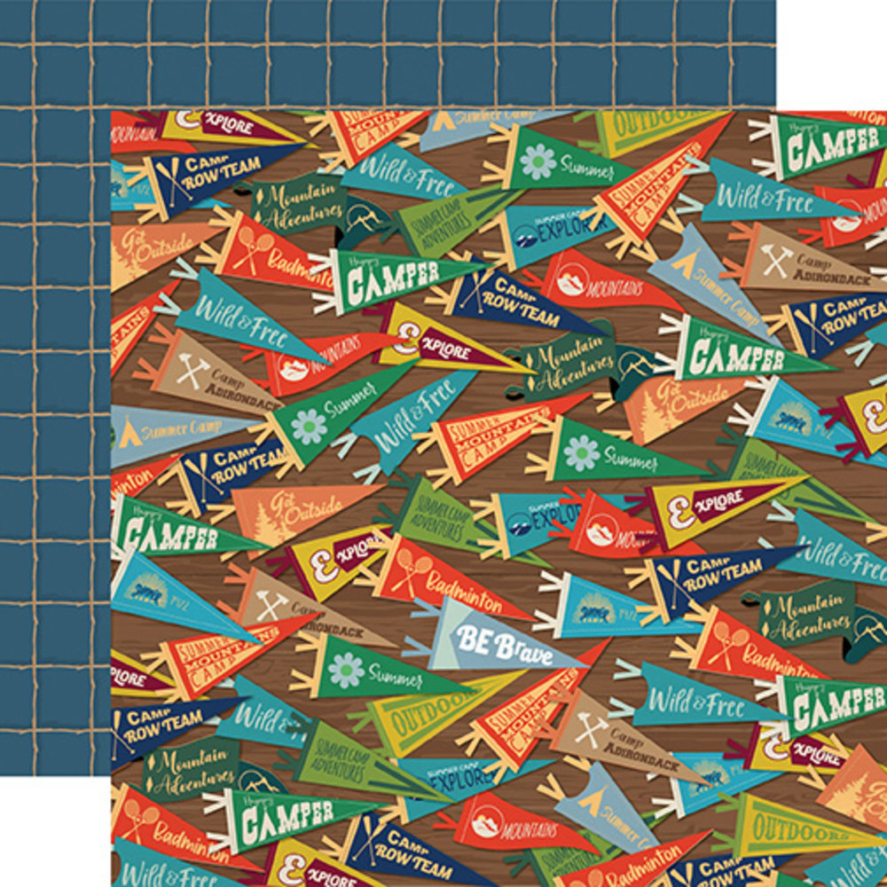 Carta Bella Summer Camp 6x6 Inch Paper Pad (CBSC119023) (OUTLET)