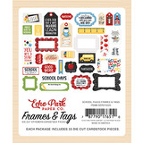 Echo Park School Rules Frames & Tags (SCR215025) (OUTLET)