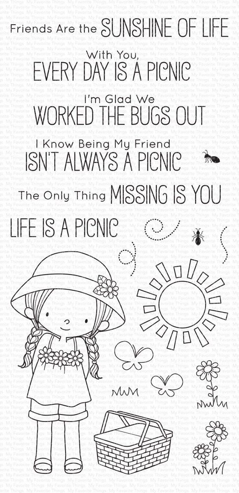 My Favorite Things Every Day Is a Picnic Clear Stamps (BB-103) (OUTLET)