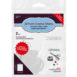Scrapbook Adhesives 3D Foam Creative Sheets White Small (2pcs) (01228) (DISCONTINUED)