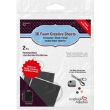 Scrapbook Adhesives 3D Foam Sheets Black Small (2pcs) (01229) (DISCONTINUED)