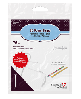 Scrapbook Adhesives 3D Foam Strips (76pcs) (01230)