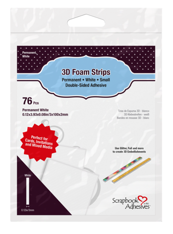 Scrapbook Adhesives 3D Foam Strips (76pcs) (01230)