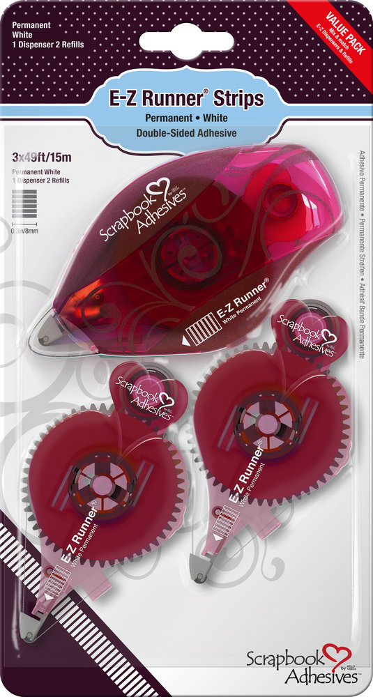 Scrapbook Adhesives E-Z Runner Permanent Strips Refillable Value Pack (01231) Scrapbook Adhesives E-Z Runner Permanent Strips Refillable Value Pack (01231)