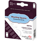 Scrapbook Adhesives Mounting Squares Clear (500pcs) (01602) (DISCONTINUED)