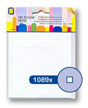 JEJE Produkt 3D Foam Mini 3 mm x 3 mm x 1 mm (3.3095)