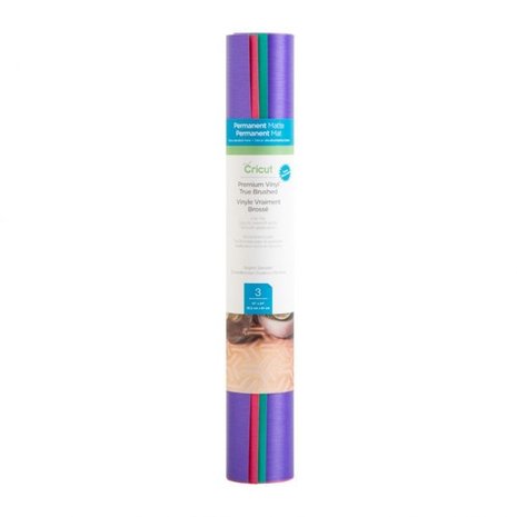 Cricut Premium Vinyl True Brushed Brights Sampler (2005259) (DISCONTINUED)