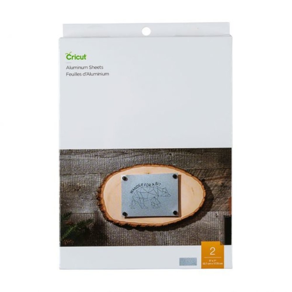 Cricut Aluminium Sheets 5x7 Inch Silver (2007460) (DISCONTINUED) Cricut Aluminium Sheets 5x7 Inch Silver (2007460) (DISCONTINUED)