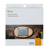 Cricut Aluminium Sheets 4x4 Inch Silver (2007461)
