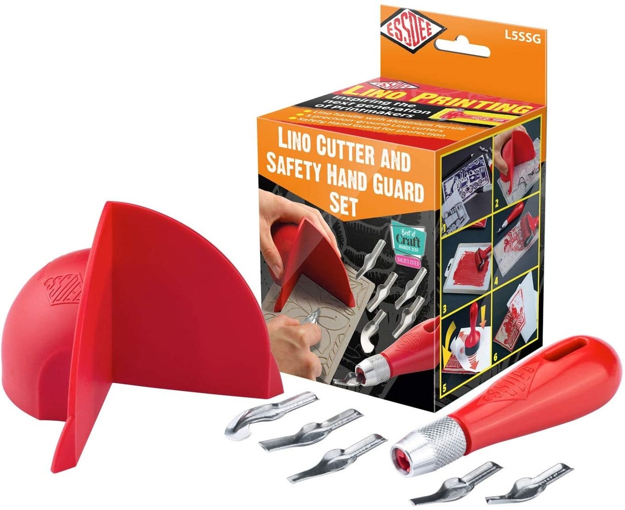 Essdee Lino Cutter & Safety Hand Guard Set (L5SSG) Essdee Lino Cutter & Safety Hand Guard Set (L5SSG)