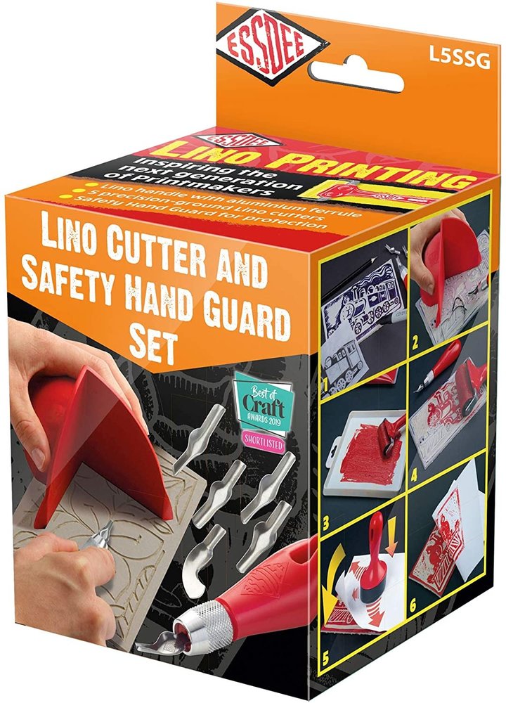 Essdee Lino Cutter & Safety Hand Guard Set (L5SSG) Essdee Lino Cutter & Safety Hand Guard Set (L5SSG)
