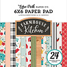Echo Park Farmhouse Kitchen 6x6 Inch Paper Pad (FK216023) (DISCONTINUED) Echo Park Farmhouse Kitchen 6x6 Inch Paper Pad (FK216023) (DISCONTINUED)