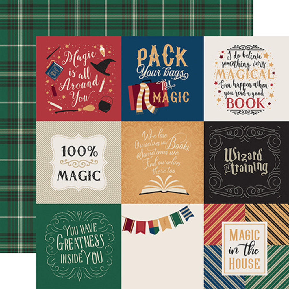 Echo Park Witches & Wizards 6x6 Inch Paper Pad (WAW217023) (DISCONTINUED) Echo Park Witches & Wizards 6x6 Inch Paper Pad (WAW217023) (DISCONTINUED)
