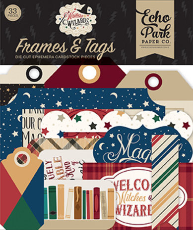 Echo Park Witches & Wizards Frames & Tags (WAW217025) (OUTLET)
