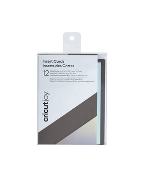 Cricut Insert Cards Grey/ Silver Holographic (2008043) (DISCONTINUED)