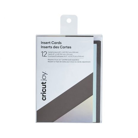 Cricut Insert Cards Grey/ Silver Holographic (2008043) (DISCONTINUED)
