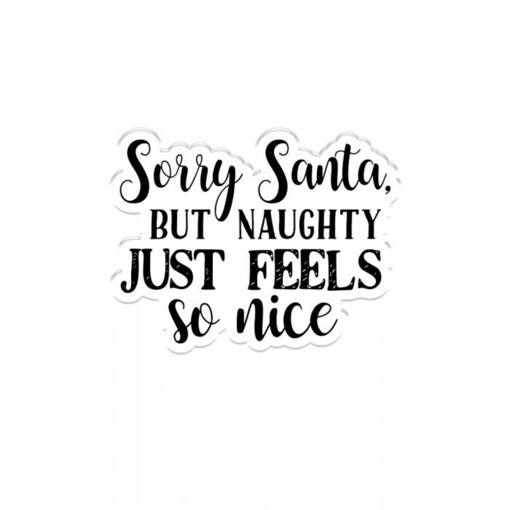 Crafter's Companion Sorry Santa Clear Stamps (CC-CA-ST-SRS) (OUTLET)