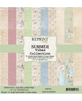 Reprint Summer Vibes 12x12 Inch Paper Pack (CRP019) (DISCONTINUED) Reprint Summer Vibes 12x12 Inch Paper Pack (CRP019) (DISCONTINUED)