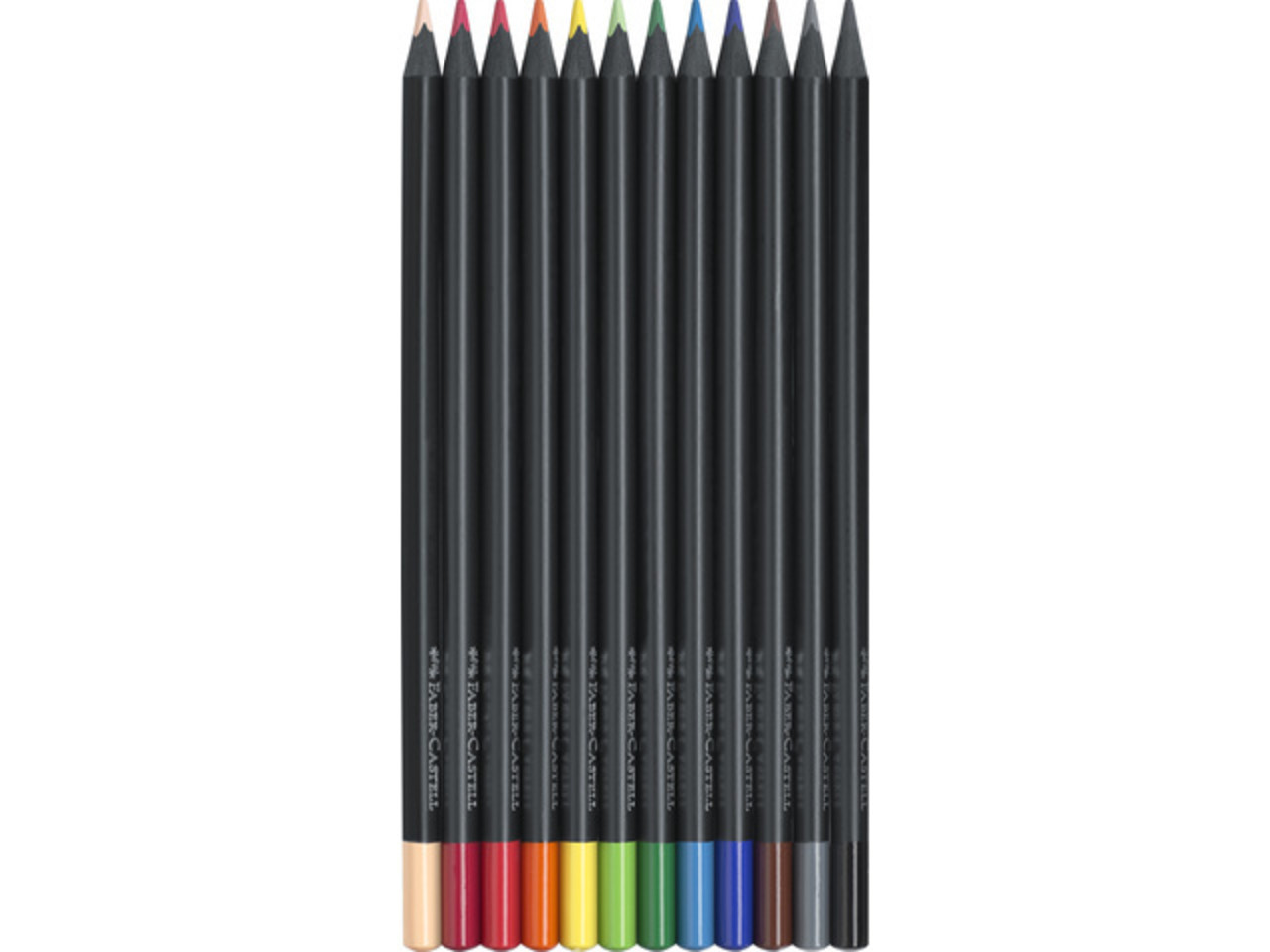 Faber Castell Black Edition Colour Pencils (12pcs) (FC-116412)