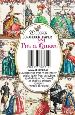 Decorer I'm a Queen Mini Paper Pack (DECOR-M75) (OUTLET) Decorer I'm a Queen Mini Paper Pack (DECOR-M75) (OUTLET)