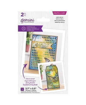 Gemini Aged Argyle Create-a-Card Dies (GEM-MD-CAD-AA) (DISCONTINUED)