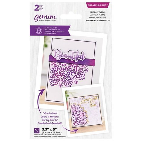 Gemini Abstract Floral Create-a-Card Dies (GEM-MD-CAD-AF) (DISCONTINUED)