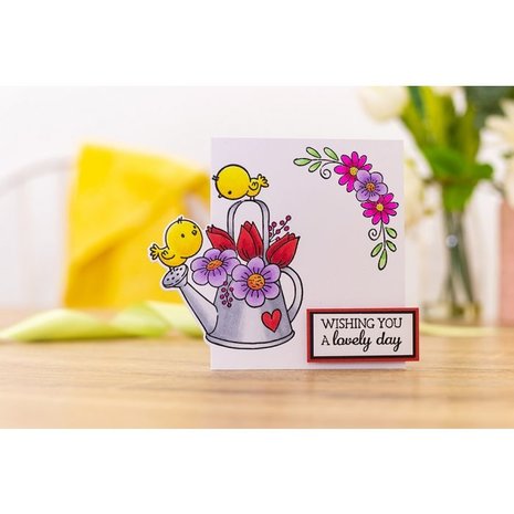 Gemini Birds & Bloom Stamp & Die (GEM-STD-CHRBLO) (OUTLET)