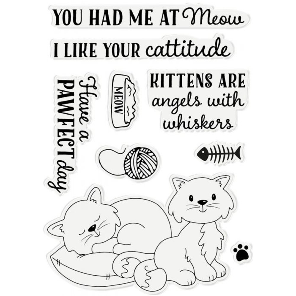 Gemini Feline Friends Stamp & Die (GEM-STD-CHRFEL) (OUTLET) Gemini Feline Friends Stamp & Die (GEM-STD-CHRFEL) (OUTLET)