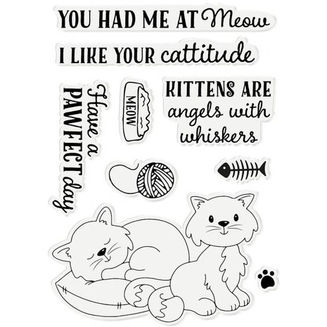 Gemini Feline Friends Stamp & Die (GEM-STD-CHRFEL) (OUTLET) Gemini Feline Friends Stamp & Die (GEM-STD-CHRFEL) (OUTLET)