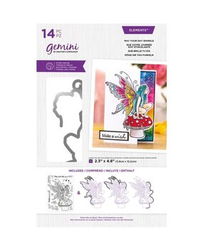 Gemini May Your Day Sparkle Stamp & Die (GEM-STD-CHRSPA) (DISCONTINUED) Gemini May Your Day Sparkle Stamp & Die (GEM-STD-CHRSPA) (DISCONTINUED)