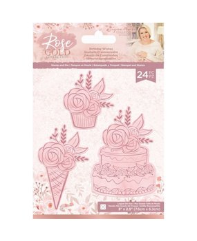 Crafter's Companion Rose Gold Stamp and Die Birthday Wishes (S-RG-STD-BWISH) (OUTLET) Crafter's Companion Rose Gold Stamp and Die Birthday Wishes (S-RG-STD-BWISH) (OUTLET)