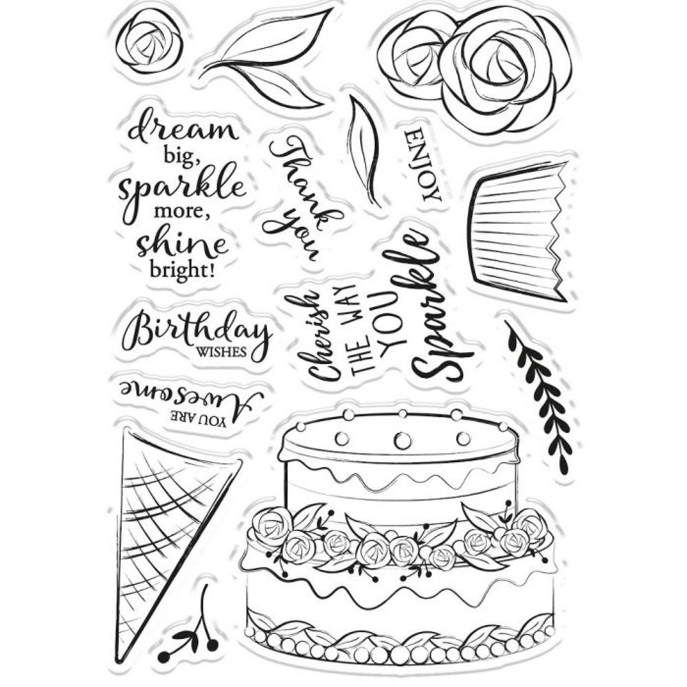 Crafter's Companion Rose Gold Stamp and Die Birthday Wishes (S-RG-STD-BWISH) (OUTLET) Crafter's Companion Rose Gold Stamp and Die Birthday Wishes (S-RG-STD-BWISH) (OUTLET)