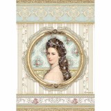 Stamperia Rice Paper A4 Princess (DFSA4481) (DISCONTINUED)