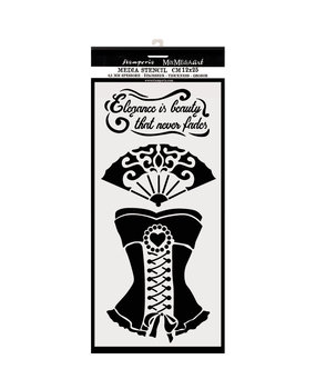 Stamperia Thick Stencil 12x25cm Corset (KSTDL39) (DISCONTINUED) Stamperia Thick Stencil 12x25cm Corset (KSTDL39) (DISCONTINUED)