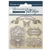 Stamperia Decorative Chips Sweet Memories (SCB17) (DISCONTINUED)