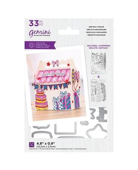 Gemini Birthday Parade Stamp & Die (GEM-STD-BIP) (OUTLET)