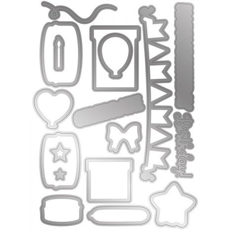 Gemini Birthday Parade Stamp & Die (GEM-STD-BIP) (OUTLET)