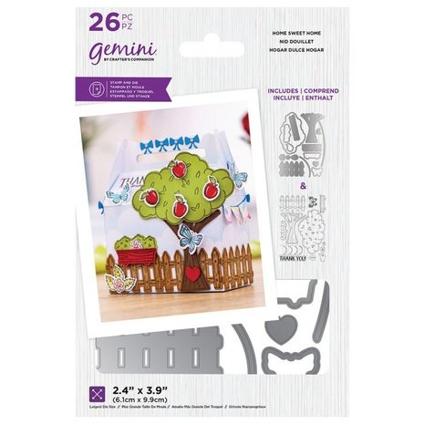 Gemini Home Sweet Home Stamp & Die (GEM-STD-HSH) (DISCONTINUED) Gemini Home Sweet Home Stamp & Die (GEM-STD-HSH) (DISCONTINUED)