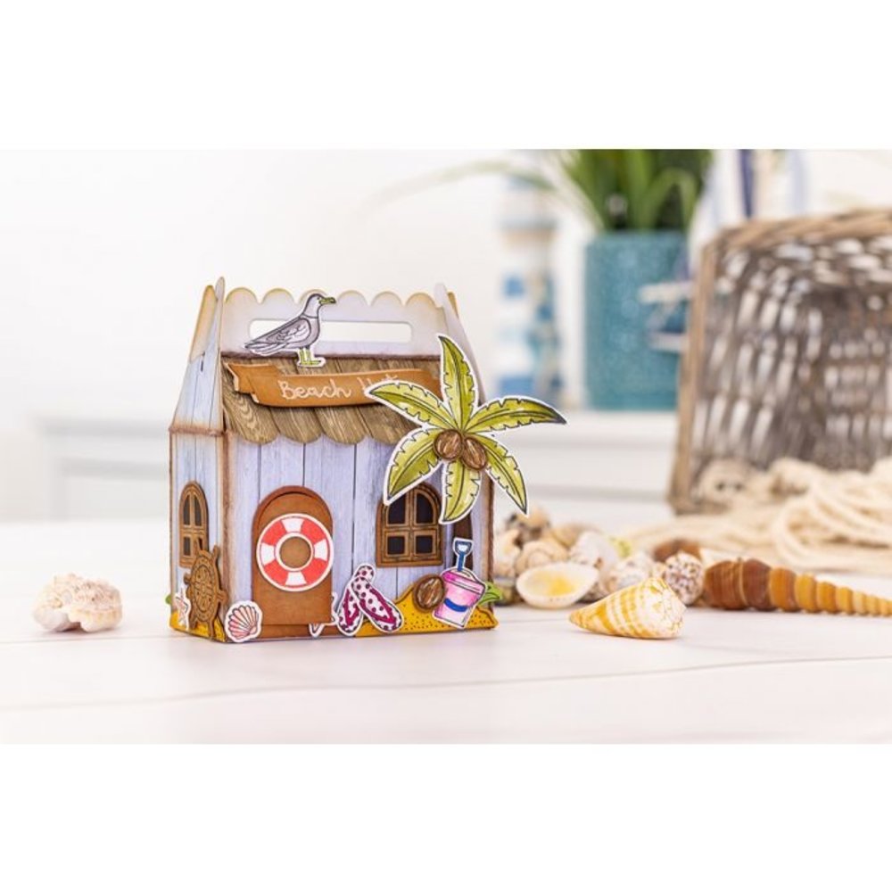 Gemini Life’s a Beach Stamp & Die (GEM-STD-LAB) (OUTLET)