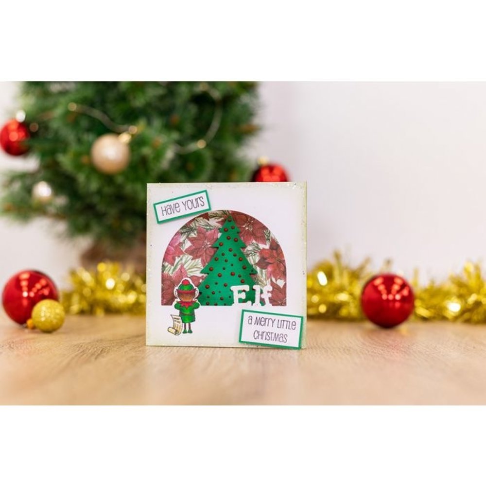 Gemini Peek-A-Boo Elf Stamp & Die (GEM-STD-PABELF) (OUTLET)
