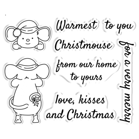 Gemini Peek-A-Boo Festive Mouse Stamp & Die (GEM-STD-PABFMOU) (DISCONTINUED) Gemini Peek-A-Boo Festive Mouse Stamp & Die (GEM-STD-PABFMOU) (DISCONTINUED)