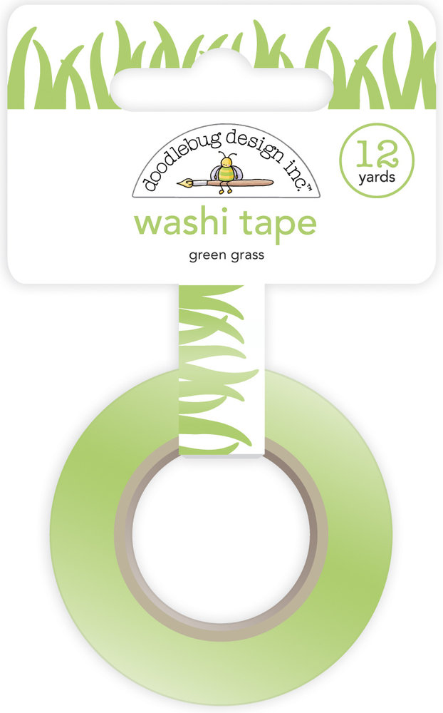 Doodlebug Design Green Grass Washi Tape (4551) (DISCONTINUED)