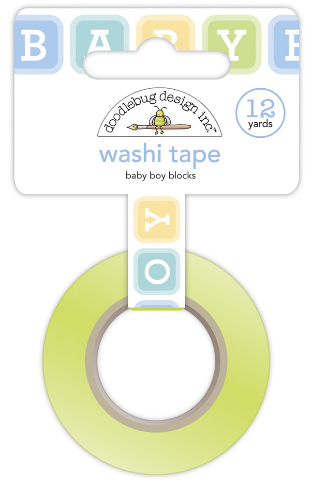 Doodlebug Design Baby Boy Blocks Washi Tape (6751) (DISCONTINUED) Doodlebug Design Baby Boy Blocks Washi Tape (6751) (DISCONTINUED)