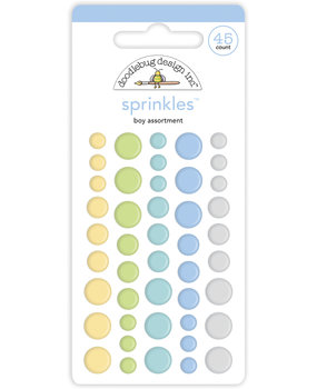 Doodlebug Design Baby Boy Assortment Sprinkles (45pcs) (6759) (DISCONTINUED) Doodlebug Design Baby Boy Assortment Sprinkles (45pcs) (6759) (DISCONTINUED)