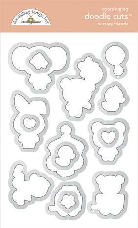 Doodlebug Design Nursery Friends Doodle Cuts (6794) (DISCONTINUED)