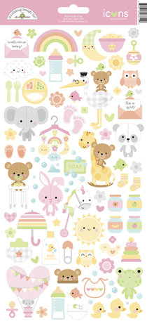 Doodlebug Design Bundle of Joy Icons Stickers (6810) (DISCONTINUED)